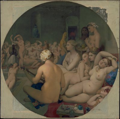 The Turkish Bath by Jean Auguste Dominique Ingres